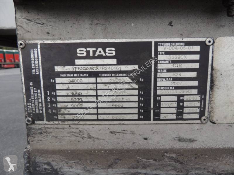 Stas 85 m3  palletisable semi-trailer