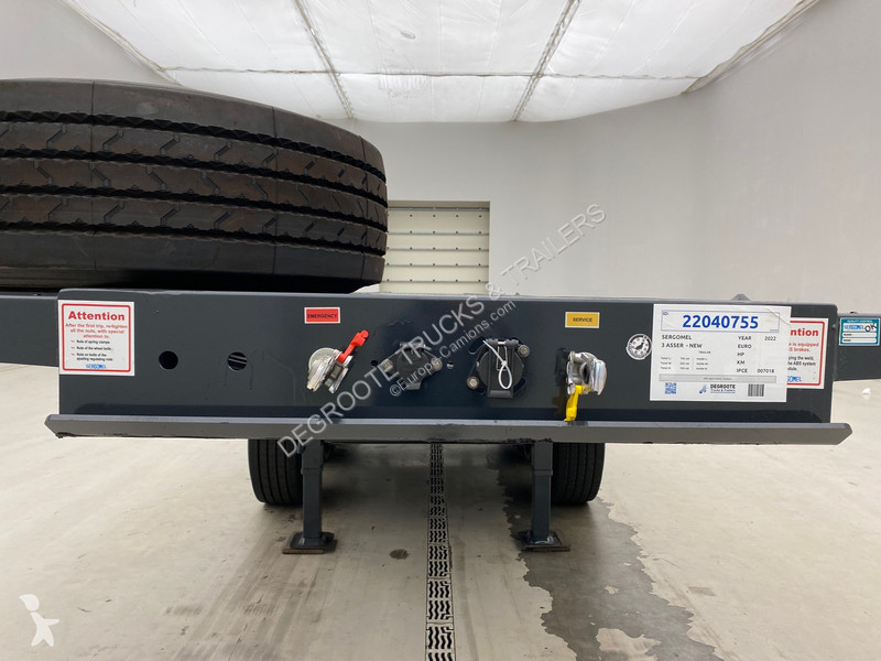 Sættevogn Sergomel Chassis/Plateau 20FT - NEW