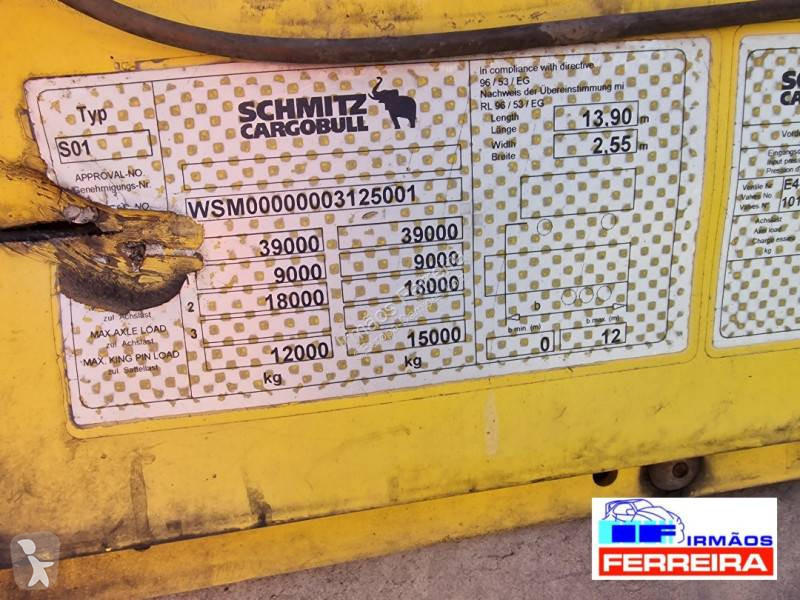 Semitrailer Schmitz Cargobull SGF *S3 porta...
