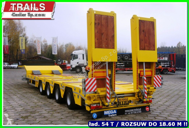 Semirimorchio Mega 4 axle low floor 18.600 m....