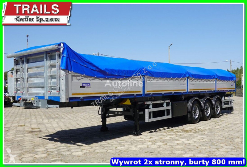 Semiremorca Mega 29 m³ / 12.600 m. 2 x side...