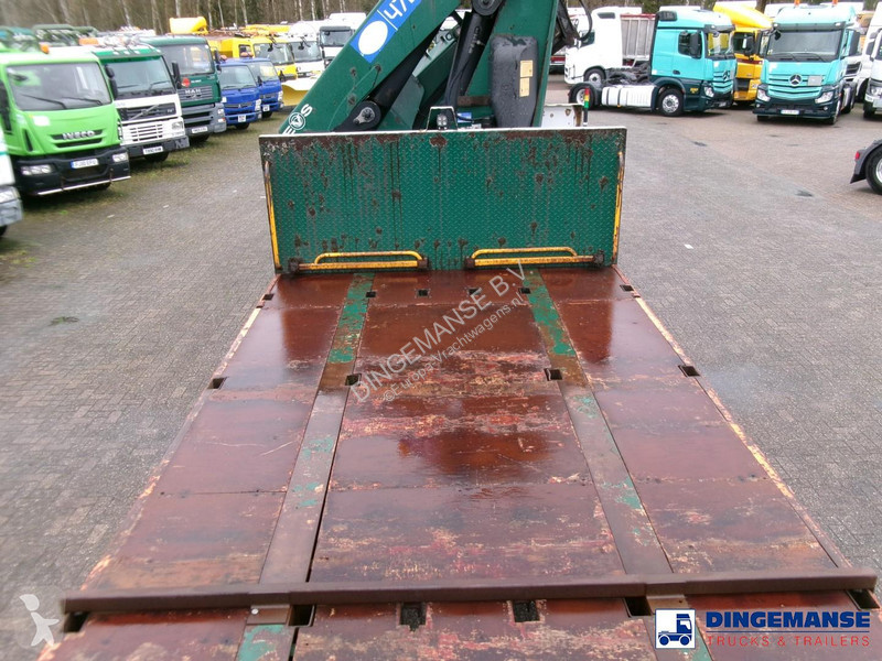 نصف مقطورة  Platform trailer + HMF 4720 K3 crane