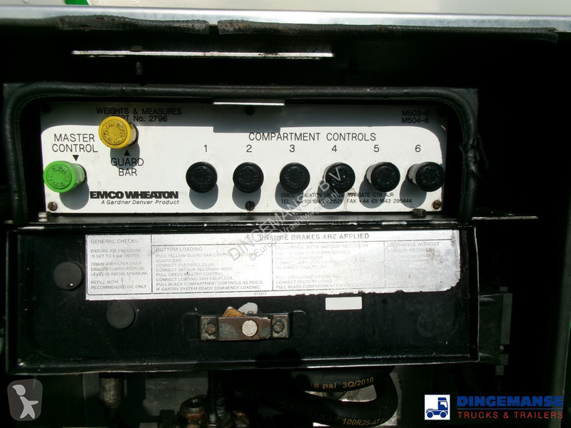 Semi reboque Feldbinder Fuel tank alu 42 m3 / /...