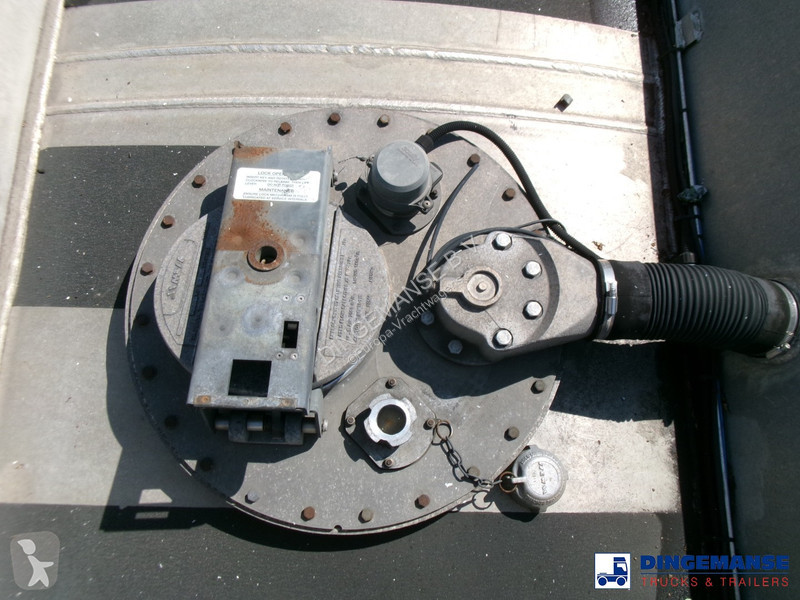 Oplegger  Fuel tank alu 42.8 m3 / 6 comp + pump