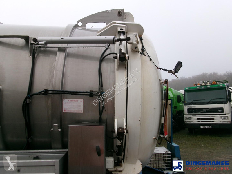 Félpótkocsi  Vacuum tank inox 30 m3 / 1 comp +...