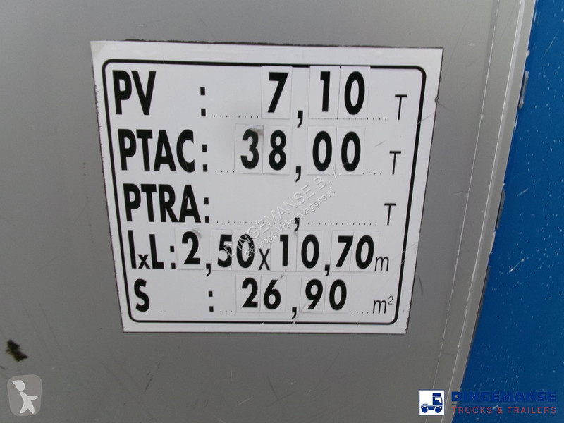 Semi reboque Magyar Bitumen tank inox 32 m3 / 1...