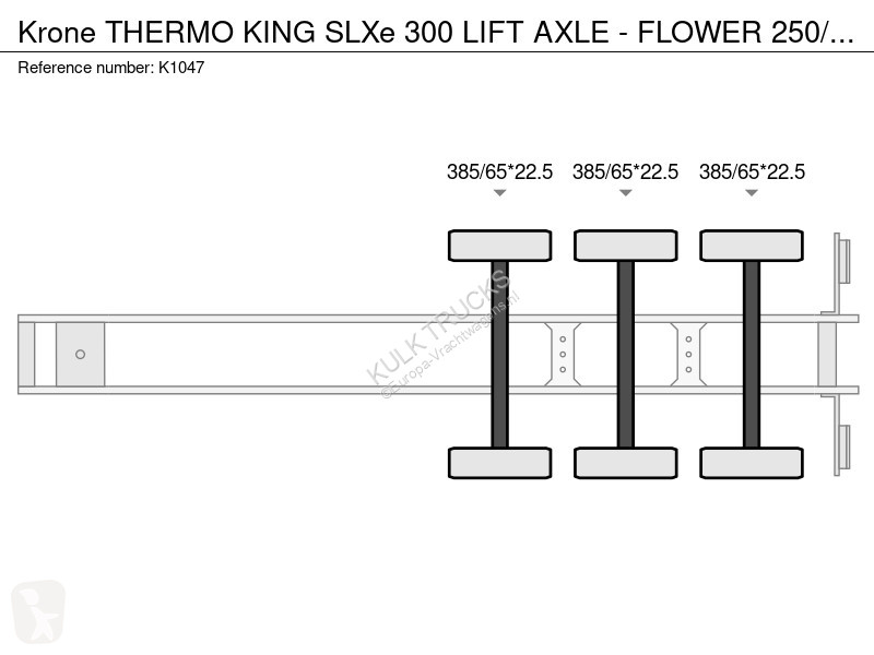 Oplegger Krone THERMO KING SLXe 300 LIFT AXLE...