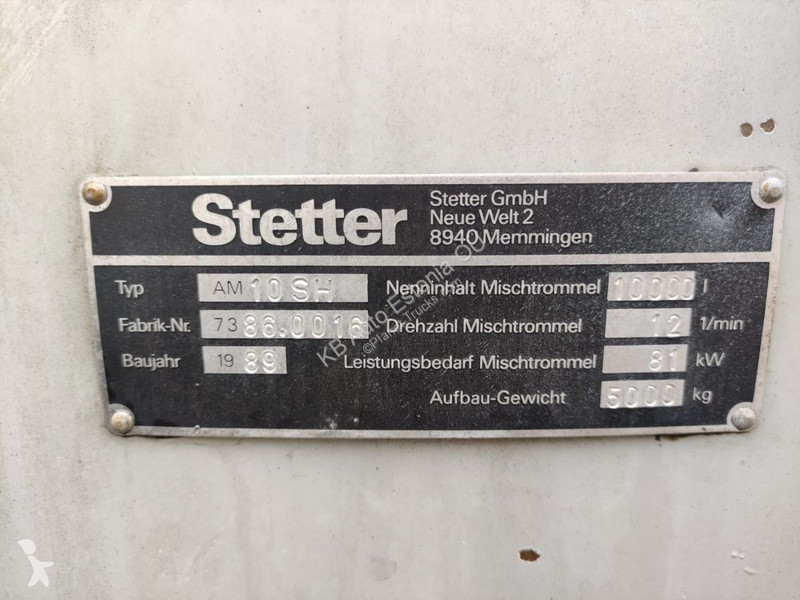 Návěs  SK 26 Stetter AM 10 SH