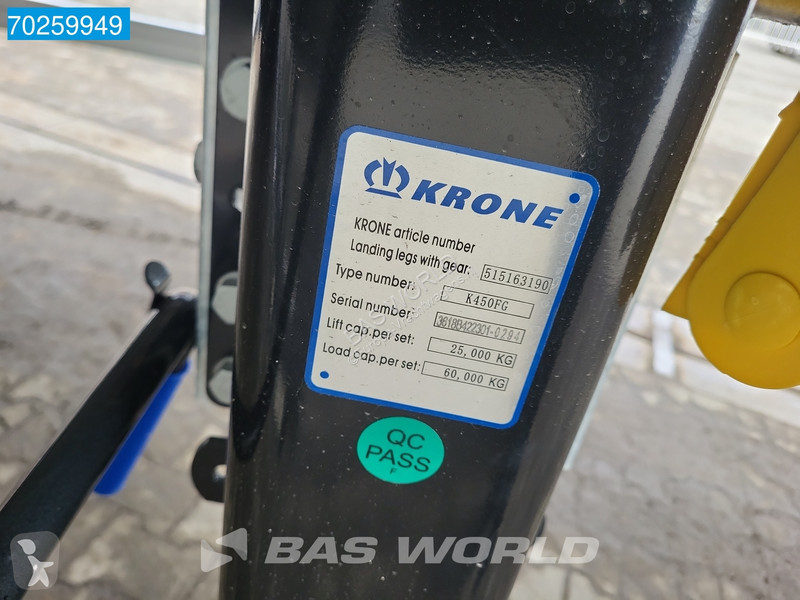 Semitrailer Knapen K100 10MM 92m3 3 axles NEW...