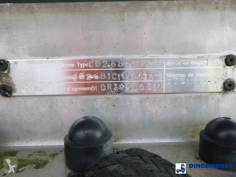Semiremorca Magyar Bitumen tank inox 30 m3 / 1...