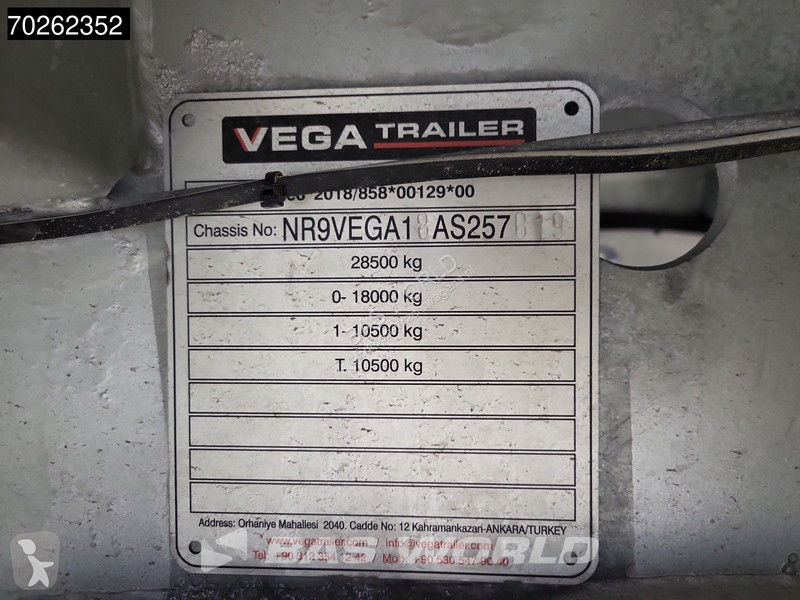 Semiremorca  TRUCK CARRIER 2 axles NEW 8T Winch...