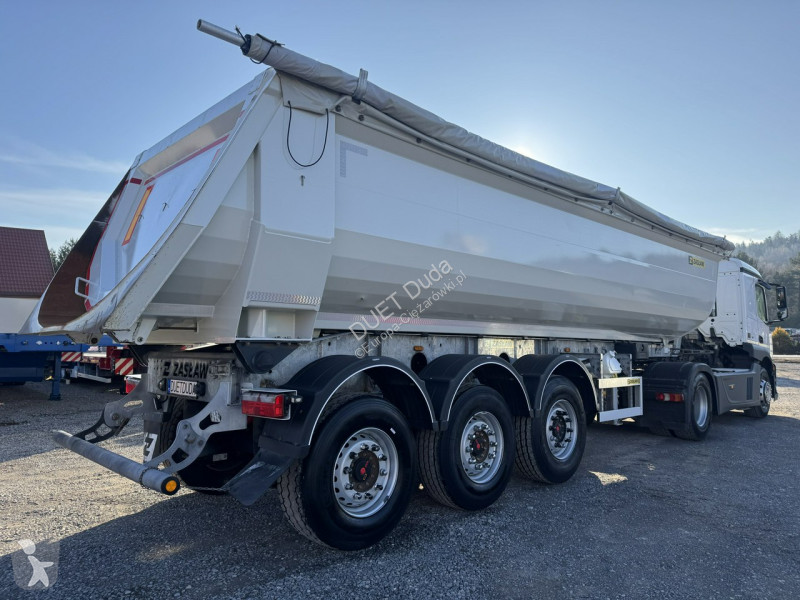 Semitrailer Zasław D-653A Mulda Stalowa Hardox 30m