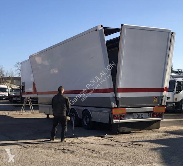 Semitrailer Fruehauf 2 ESSIEUX FOURGON PODIUM 32T