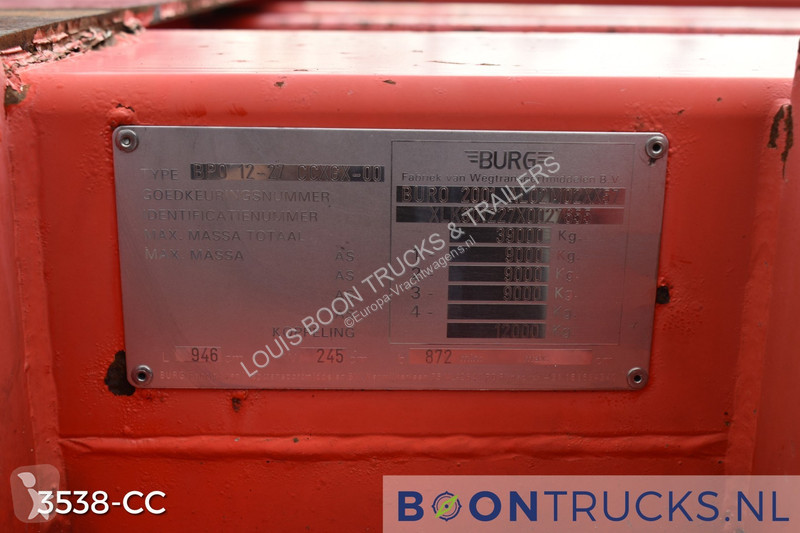 Oplegger Burg BPO 12-27 CCXGX-00 TANK CHASSIS |...