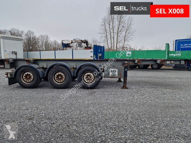 نصف مقطورة Krone C 24 Containerchassie (Gesamt...
