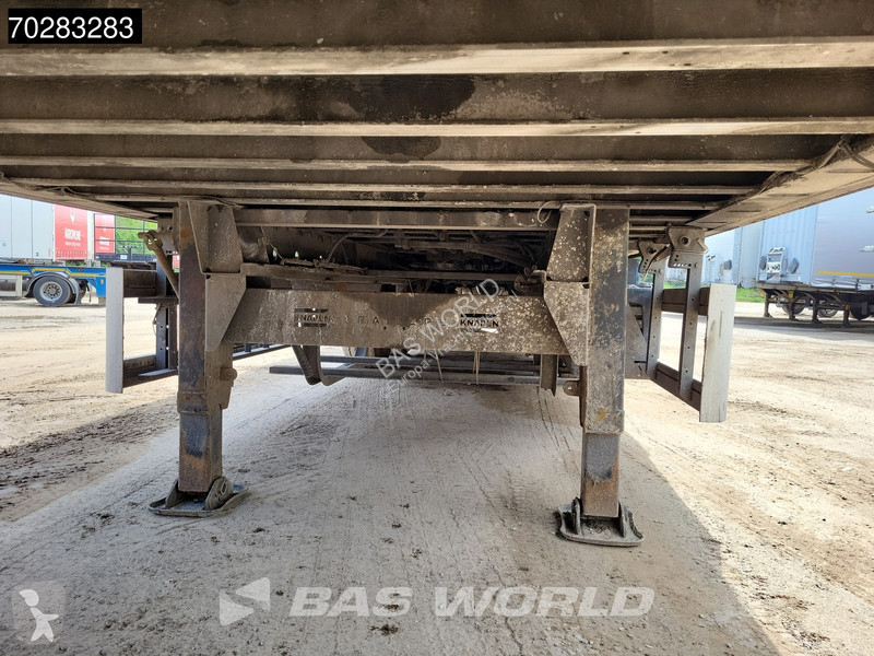 Semi reboque Knapen K100 Liftachse 8mm 92m3