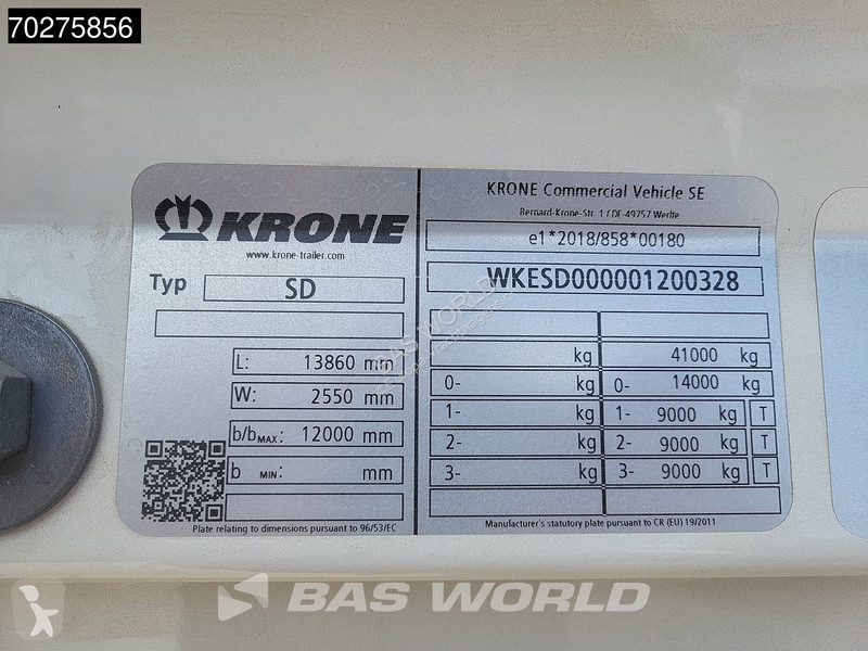 Semitrailer Krone NEW! Direkt-Verfugbar Liftachse