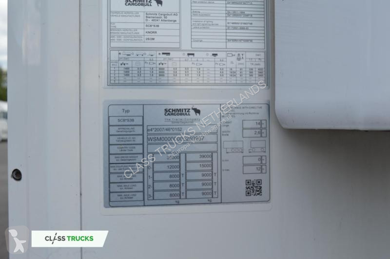 Semitrailer Schmitz Cargobull FP 60 ThermoKing...