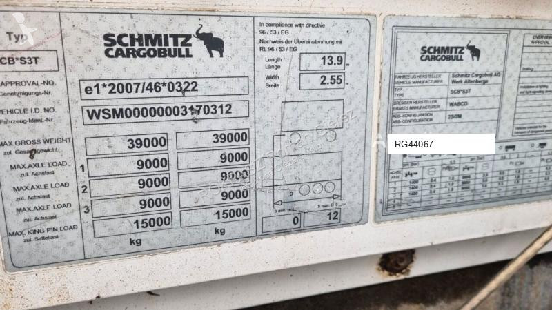 Oplegger Schmitz Cargobull