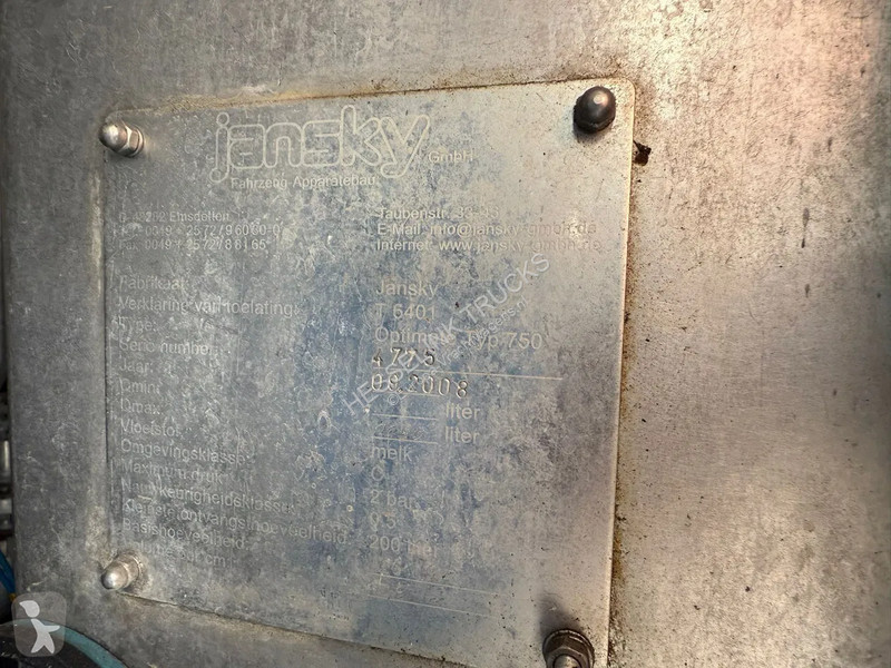 Semi reboque Lako T344-RMO RVS/Edelstahl...