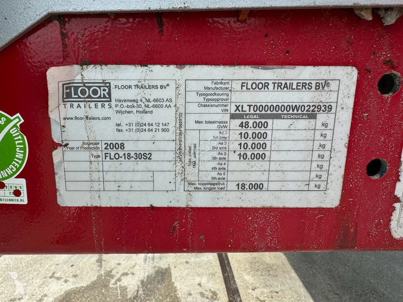 Semiremorca Floor FLO 18 30 S2 + KENNIS CRANE...
