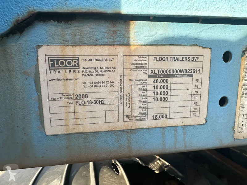 Oplegger Floor HIAB Roller 165-F3 Rotator