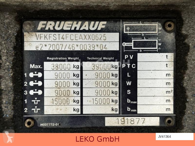 Semirimorchio Fruehauf FST 4 FC