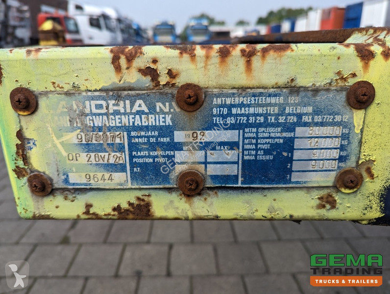 Semiremorca Flandria OP 20V 2A 2-Assen ROR -...