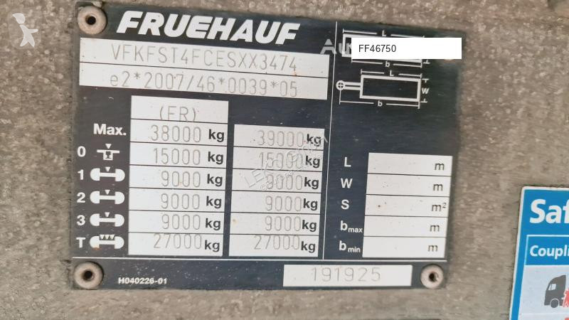 Semirimorchio Fruehauf FST 4 FC