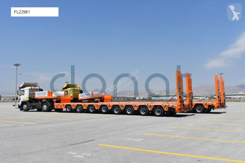 Semiremorca Donat 8 axle lowbed with hydraulic...