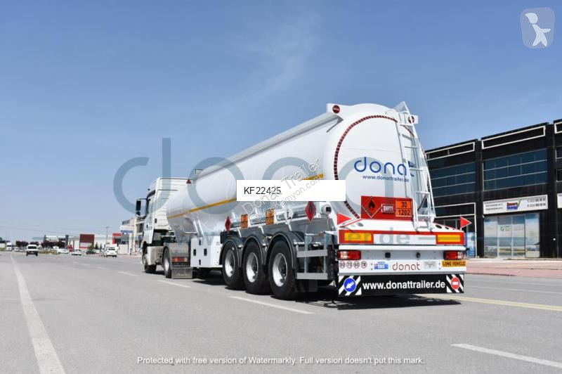 Semi reboque Donat Aluminum Fuel Tanker with...
