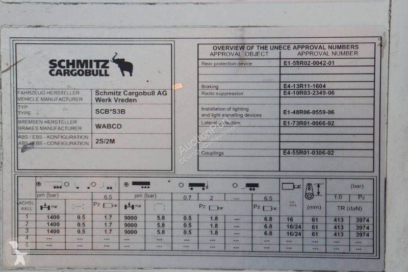 Semirremolque Schmitz Cargobull SCB*S3B