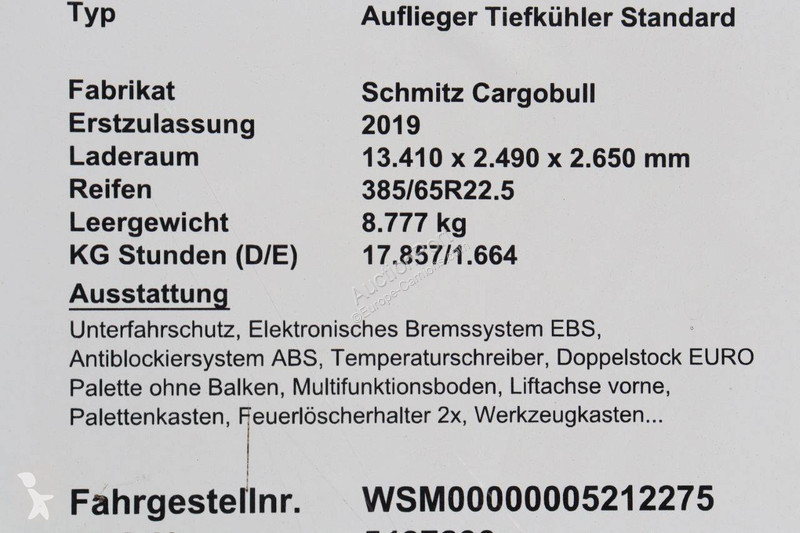 Semirremolque Schmitz Cargobull SCB*S3B