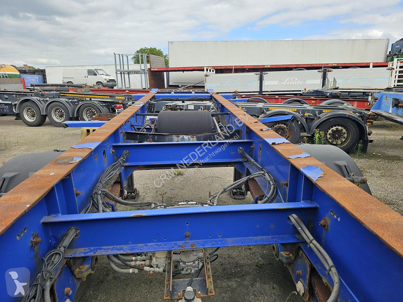 Semi remorque Krone SZ| 20 FOOT CHASSIS | BPW...