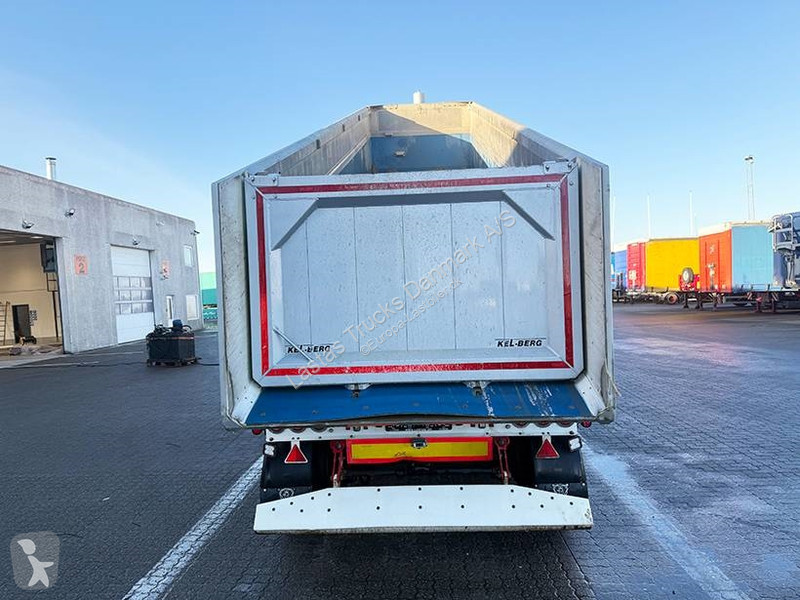 Semi remorque Kel-Berg Tipper / Alukastenmulde...
