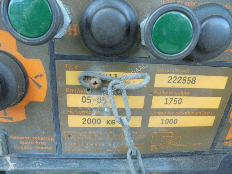 نصف مقطورة  V0-STG 1 Axle + Dhollandia Lift +...