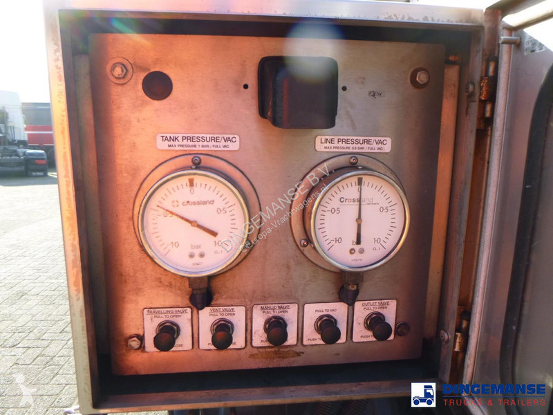 نصف مقطورة Crossland Vacuum tank alu 33.4 m3 /...