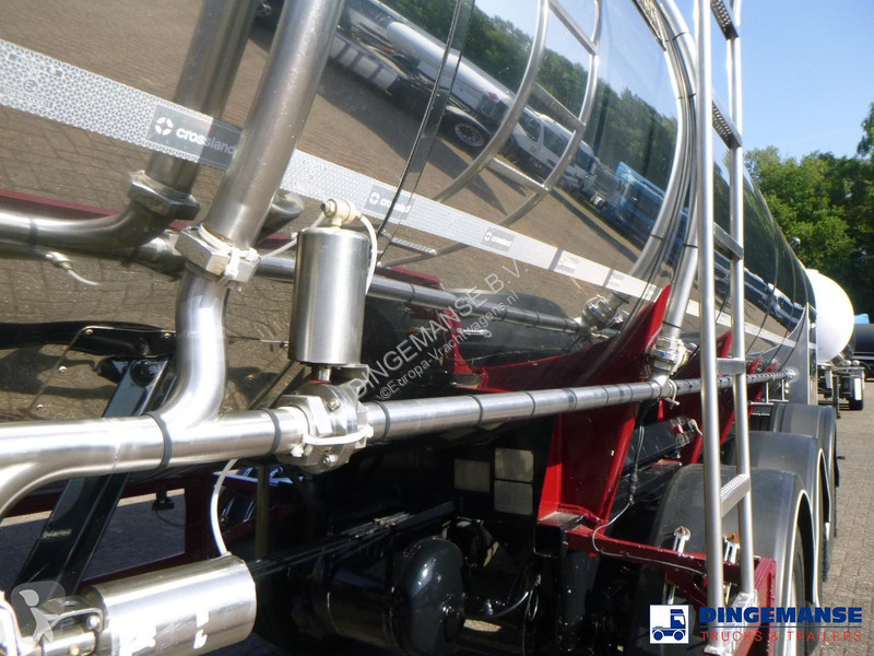 نصف مقطورة Feldbinder Food tank inox 30 m3 / 1...