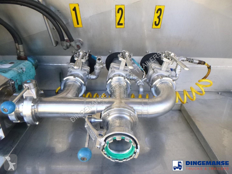 نصف مقطورة Burg Food / chemical tank inox L4BH...