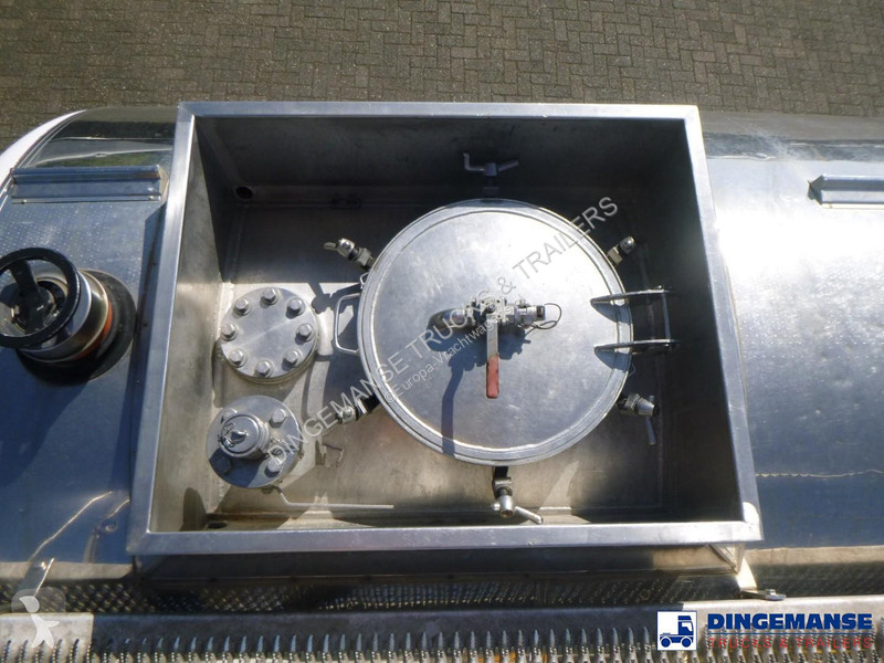 Félpótkocsi Magyar Chemical tank inox L4BH 33.3...