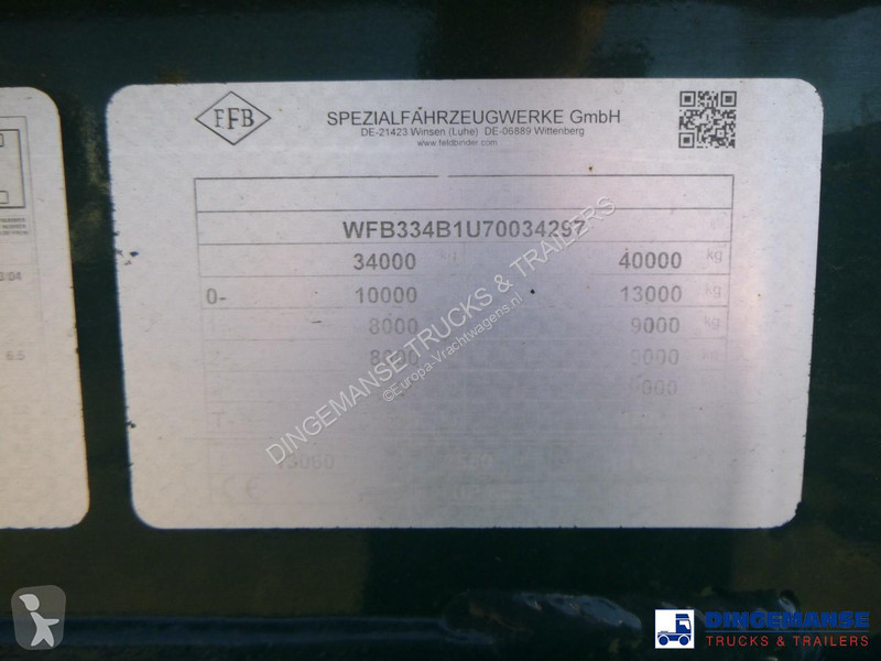 Semi remorque Feldbinder Powder tank alu 60 m3...
