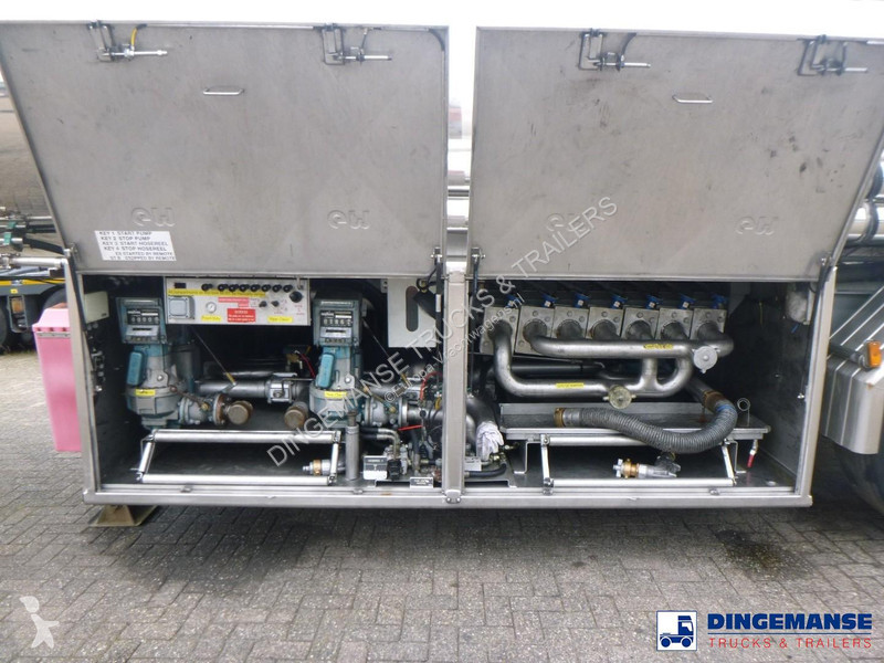 نصف مقطورة Magyar Fuel / oil tank inox 23 m3 /...