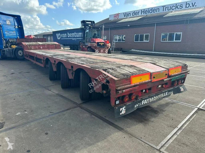 نصف مقطورة Faymonville 3 AXLE STEERING , DOUVLE...