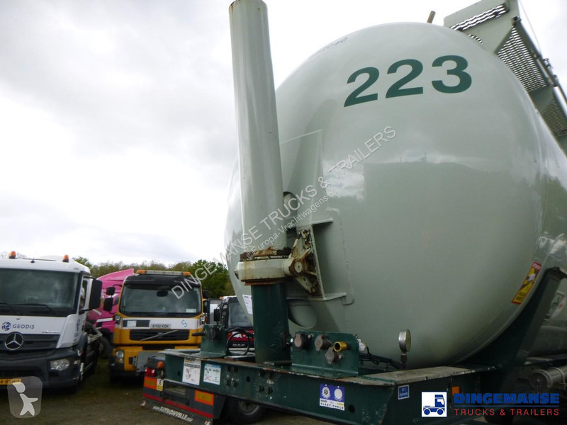 نصف مقطورة Feldbinder Powder tank alu 60 m3...