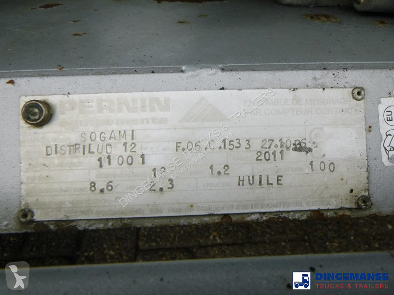 نصف مقطورة Trailor Fuel / oil tank alu 39.9 m3...