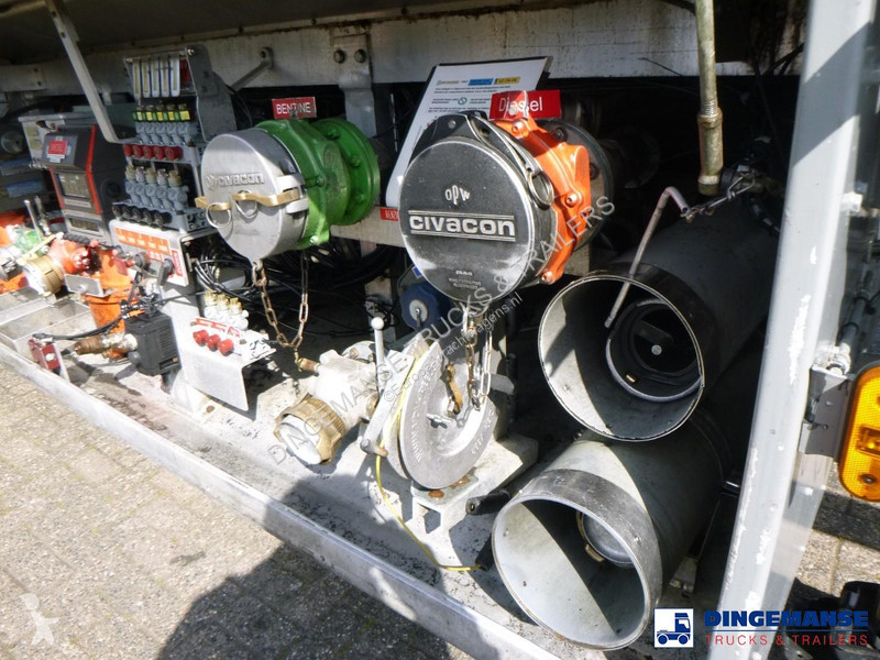 نصف مقطورة LAG Fuel tank alu 50.5 m3 / 5 comp +...