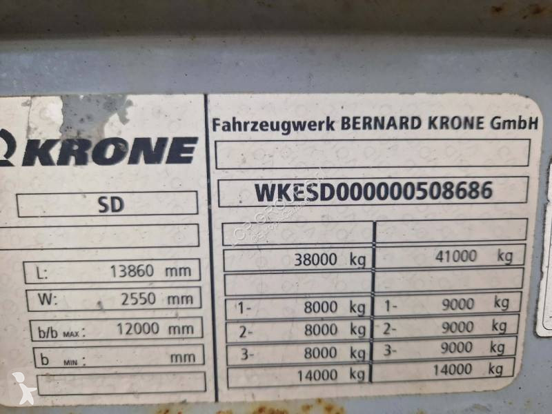 Semitrailer Krone SDP27