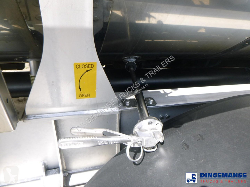 نصف مقطورة Van Hool Food tank inox 28.5 m3 / 3...