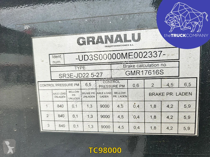 نصف مقطورة Granalu