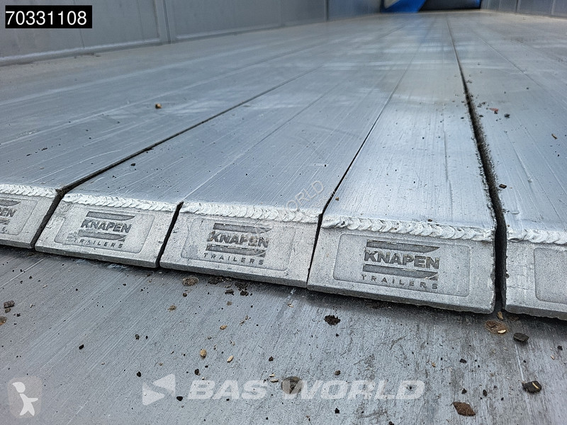 نصف مقطورة Knapen K600 Side Doors 10MM Lift Axle